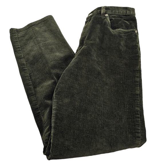 Lauren Ralph Lauren Pants - Lauren Ralph Lauren Corduroy Pants Women's Size 8 Olive Green High Rise